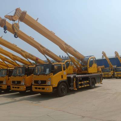 福康吊车汽车吊 东风华神12吨