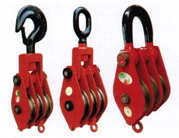 凌鹰批发铸铁起重滑车 起吊牵引滑轮组