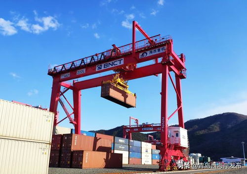 青岛海西重机2台自动化轨道吊 顺利交付韩国釜山新港